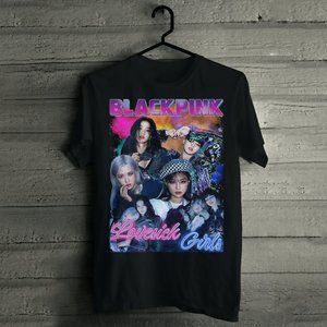 Black Pink Love Sick Girl Black T-shirt, Black Pink Unisex tees, Black Pink Tees